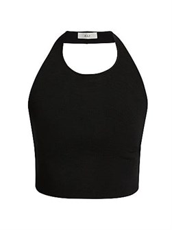 Топ A.L.C. Rory с открытой спиной, воротником-халтер и облегающим силуэтом из эластичной ткани 11009227