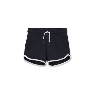 Стильные молодежные шорты для девочек Lands', End с эластичным поясом и мягкой отделкой френч-терри 10044587