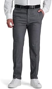 Классические мужские брюки Kenneth Cole в стиле slim fit с эластичным поясом, 64% полиэстер 11069152