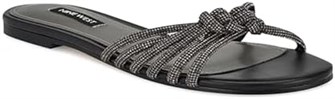 Женские сандалии Nine West Luxury с 5 стразами и застежкой на липучке 11057850