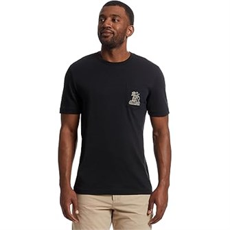 Мужская футболка с короткими рукавами и карманом Lost Cave от Travis Mathew, 100% хлопок, стандартная посадка 11038820