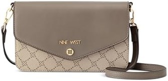 Nine West Телефонная сумка-кроссбоди с фирменной фурнитурой, съемным ремнем и внутренними карманами для организации 11079242