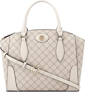 Nine West Сумка-сэтчел Innes с тройным отделением из сафьяновой кожи и золотой фурнитурой, размер 35 см х 10 см х 25 см 11086109