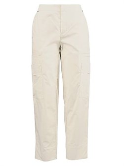 Короткие хлопковые брюки поплин Callie с карманами и скрытой застежкой, Rebecca Minkoff 11011511