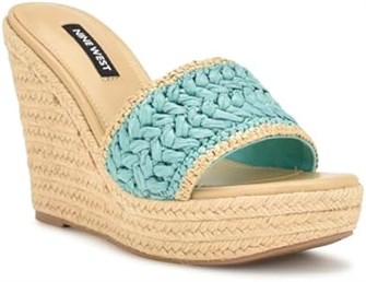 Женские эспадрильи на платформе Nine West Holand с широкими плетеными ремешками и закругленным носком 11047683