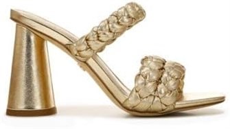 Мюли Sam Edelman Kendra Block Heel с открытым носком, кожаным верхом и каблуком 8.9 см 11089943