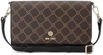 Nine West Сумка-кошелек на пояс с магнитной застежкой, внутренними карманами и съемным ремешком, 20x12,5x5 см 11105237