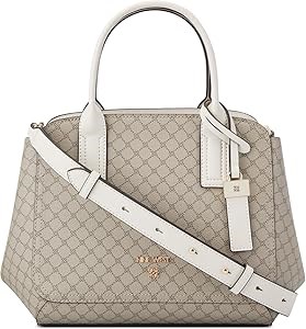 Nine West Модная сумка-сэтчет с эффектным силуэтом и золотистой фурнитурой для повседневного использования 11051070