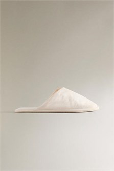 Мягкие мюли из технической ткани Zara Home с асимметричным дизайном для комфорта 11039523