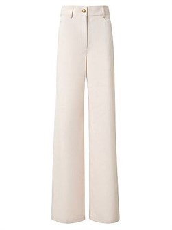 Широкие брюки Cooper из хлопка и шерсти Akris Punto с пятью карманами и скрытой застежкой на пуговицу 11010652