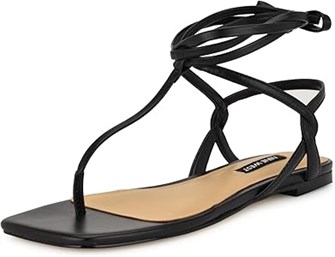 Женские летние сандалии Nine West Norta с квадратным носком и завязками 11041221