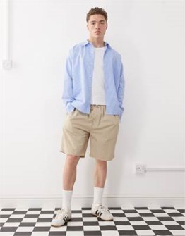 Шорты Deus Ex Machina Remi бежевого цвета с комфортной талией и функциональными карманами 11037031