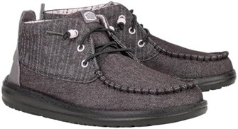 Женские ботинки Hey Dude Wendy Mid Festival с эластичными шнурками и мемори-фоамом для комфорта 11099951