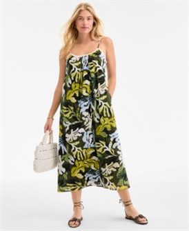 On 34th Женское миди платье-майка с крючковой отделкой, эксклюзивно для Macy',s 11054360