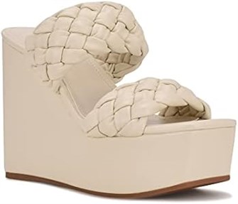 Женские эспадрильи на танкетке с открытым носком из искусственной кожи Nine West Nessie 11079230