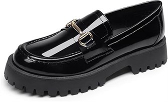 Женские лоферы DREAM PAIRS на платформе с поддержкой свода стопы и удобной конструкцией Slip-On 11065071