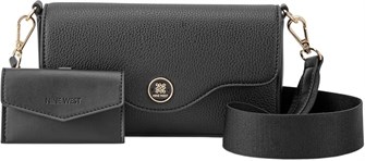 Nine West Сумка Nalini из натуральной кожи с клапаном и магнитной застежкой, регулируемым ремнем 11070526