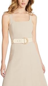 Anne Klein Женский эластичный пояс с соломенной пряжкой, ширина 5 см, из искусственного материала, универсальный размер 11081862