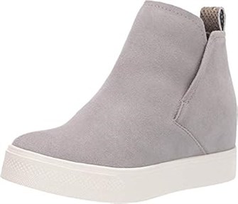 Модные полуботинки Dolce Vita Walker из замши цвета дыма размер 6.5 с резиновой подошвой и эластичными вставками 11098266