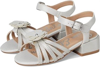 Детские летние босоножки Sam Edelman Calla Flower с металлическим верхом и устойчивым каблуком 11101746