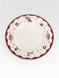 Prouna Тарелка для хлеба и масла из изысканного фарфора, украшенная 24К золотом, диаметр 18 см 10044294