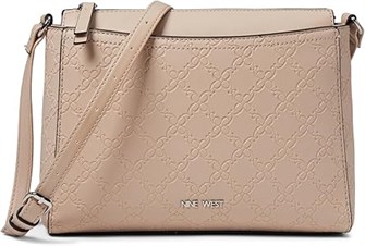 Nine West Сумка кроссбоди Bowie с верхней застёжкой-молнией, карманами для карт и регулируемым ремешком 11065624