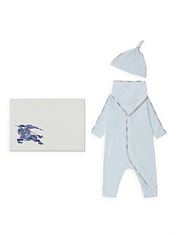 Подарочный набор для детей: лонгслив с воротником Питер Пэн из хлопка, Burberry 11013013