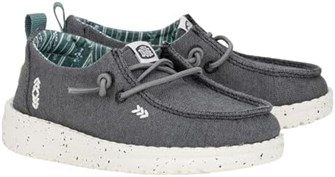 Детские кроссовки Hey Dude Wendy Chambray с вакуумной стелькой и холщовым верхом 11055884