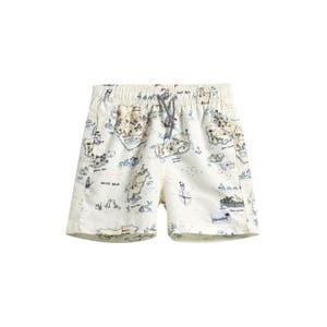 Boardies Детские плавки с принтом карты сокровищ, лёгкая ткань, быстрая сушка, 100% переработанный полиэстер 10044370