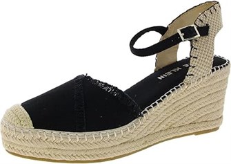 Сандалии Anne Klein из искусственной кожи с застежкой и эспадрильной подошвой 11064037