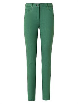 Akris Джинсы Magda из стрейч-денима с высокой талией и узким кроем, 98% хлопок, 5 карманов 11012953