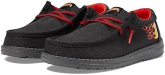 Детские лоферы Hey Dude Wally Hot Wheels с эластичными шнурками и резиновой подошвой 11051722