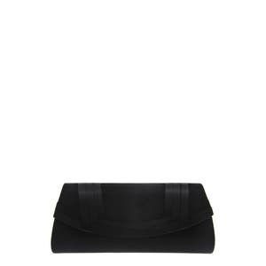 Nina Классический вечерний клатч из сатина с плиссировкой и съемным ремешком для ношения на плече 10045947