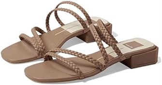 Каблуки Dolce Vita Hydie Cafe Stella 6.5 M с открытым носком и эластичным дизайном 11093362