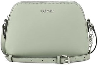 Nine West Сумка через плечо с отражающимся контуром и тройным отделением на молнии, размеры 25,4 x 10,2 x 17,8 см 11045651