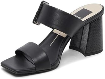 Сандалии Dolce Vita Paca с блокированным каблуком и водоотталкивающим верхом на молнии, размер 8.5 M 11093661