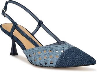 Туфли на каблуке 5,5 см с острым носком и пряжкой Nine West Railen 11075301