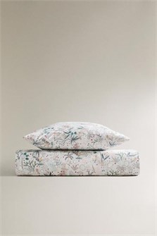 Zara Home Детское пододеяльник с морским мотивом из 100% хлопка, 200 нитей, скрытые кнопки, размер 140х200 см 11037747