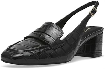 Женские лоферы Anne Klein Mona с текстурированным лаком и блочным каблуком для стильного образа 11076438