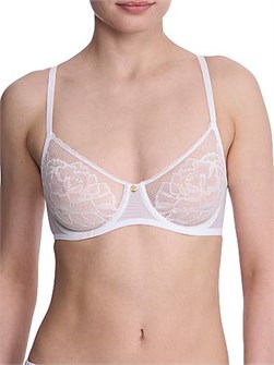 Кружевной бюстгальтер-балконет Natori Flora без подкладки с регулируемыми бретелями 10044069