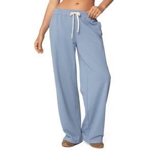 Edikted Мягкие прямые спортивные брюки из французского терри: 55% хлопок, 45% полиэстер 10045873