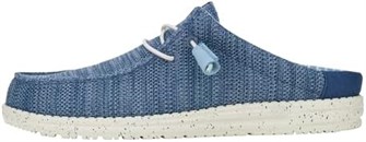 Hey Dude Мужские кеды HEYDUDE Wally Slip Stretch Sox из фланели с повышенной амортизацией для активного отдыха, размер 15 11053987