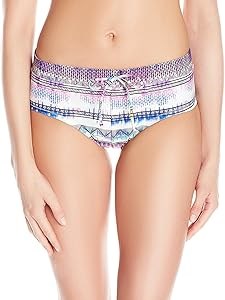 Купальник-шорты с завязками на талии от Jessica Simpson Limelight, 85% полиэстер, 15% спандекс 10022332