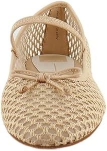 Женские балетки Dolce Vita Carin Raffia с синтетическим верхом и 1,3 см каблуком, размер 12 M 11055847