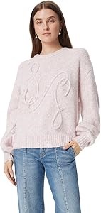 Женский лонгслив Sam Edelman Khloe Boxy, состав: 55% полиэстер, 29% акрил, 14% нейлон, 2% спандекс 11069107