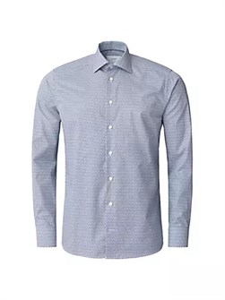 Рубашка слим-фит Eton из твила высокого качества с длинным рукавом и пуговицами 10041730