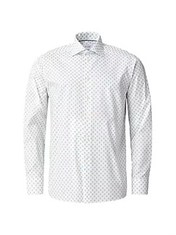 Рубашка Eton с принтом пальм и современным кроем, 100% хлопок, лонгслив 10041754