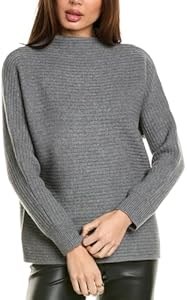 Женский свитер-лонгслив Anne Klein с рибаным воротником и рукавами-долман 11084675