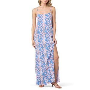 Макси-сарафан с разрезом и открытым боком от Florence by Mills, 97% вискоза, регулируемые лямки 10045015