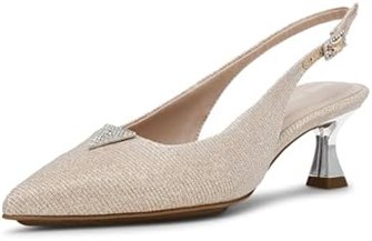 Женские сабо Anne Klein Iset на невысоком каблуке с кристальными украшениями 11069317